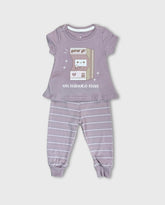Pijama Bebé Niña Pantalon Gamer Plum